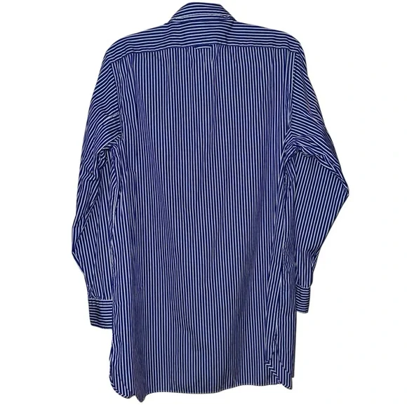 Polo Ralph Lauren Striped Shirt Dress Blue & White - Picture 2 of 3